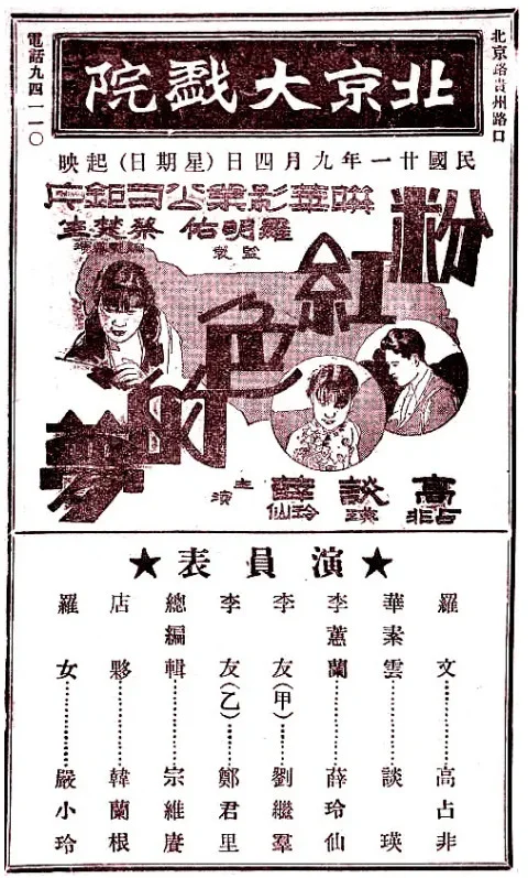 粉红色的梦的电影海报.webp